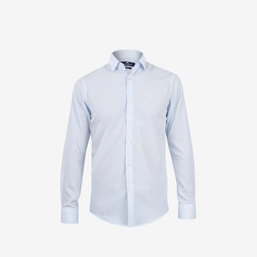 Light Blue Fine Stripes Non-Iron Shirt Regular Fit