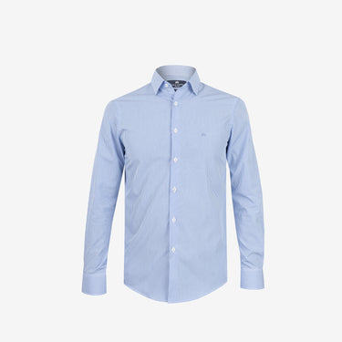 Blue Fine Stripes Non-Iron Shirt Regular Fit