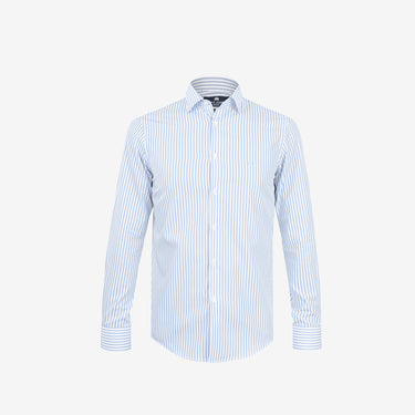 Light Blue Stripes Non-Iron Shirt Regular Fit