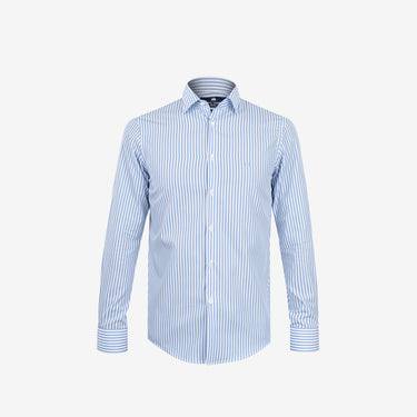 Blue Stripes Non-Iron Shirt Regular Fit