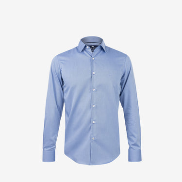 Blue Twill Fabric Shirt Slim Fit