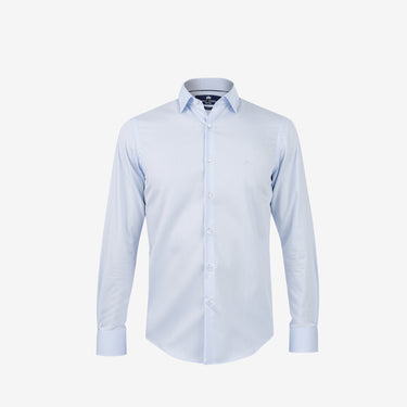 Light Blue Twill Fabric Shirt Regular Fit