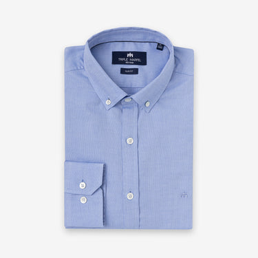 Blue Oxford Shirt Slim Fit