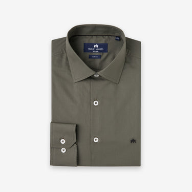 Uniform Green Premium Poplin Shirt Slim Fit