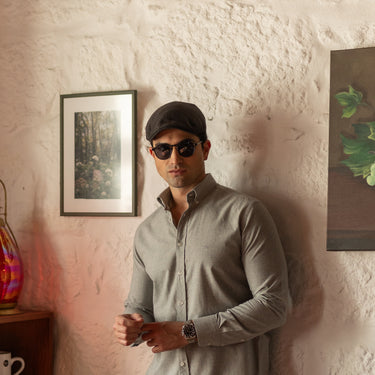  CAMISA FLANELA CINZA 